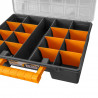 Organizer, 2 szt., z wyjmowanymi przegrodami, 360x250x85 mm, PP
