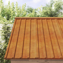 Panele dachowe, 12 szt., rdzawe, 100x44 cm, stal kortenowska