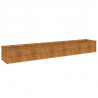 Podwyższona grządka ogrodowa 291x50x36 cm, stal Corten