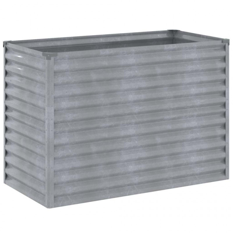 Podwyższona grządka ogrodowa 100x50x69 cm, stal Corten