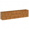 Podwyższona grządka ogrodowa 291x50x69 cm, stal Corten