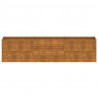 Podwyższona grządka ogrodowa 291x50x69 cm, stal Corten