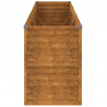 Podwyższona grządka ogrodowa 291x50x69 cm, stal Corten