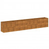 Podwyższona grządka ogrodowa 385x50x69 cm, stal Corten