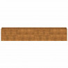 Podwyższona grządka ogrodowa 385x50x69 cm, stal Corten