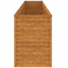 Podwyższona grządka ogrodowa 482x50x69 cm, stal Corten