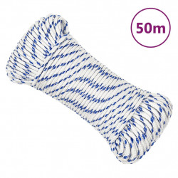 Linka żeglarska, biała, 5 mm, 50 m, polipropylen