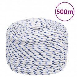 Linka żeglarska, biała, 10 mm, 500 m, polipropylen