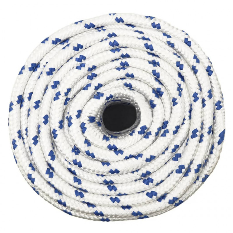 Linka żeglarska, biała, 14 mm, 25 m, polipropylen