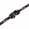 Linka żeglarska, czarna, 2 mm, 100 m, polipropylen