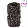 Linka żeglarska, czarna, 2 mm, 500 m, polipropylen