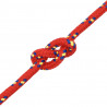 Linka żeglarska, czerwona, 12 mm, 25 m, polipropylen