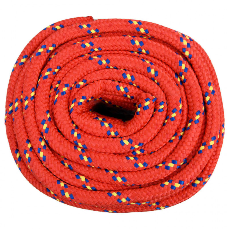 Linka żeglarska, czerwona, 20 mm, 100 m, polipropylen