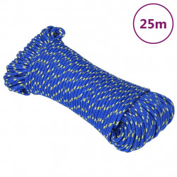Linka żeglarska, niebieska, 4 mm, 25 m, polipropylen