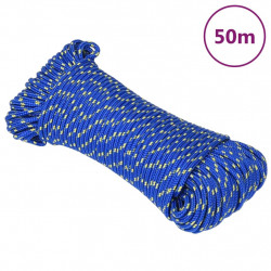 Linka żeglarska, niebieska, 4 mm, 50 m, polipropylen