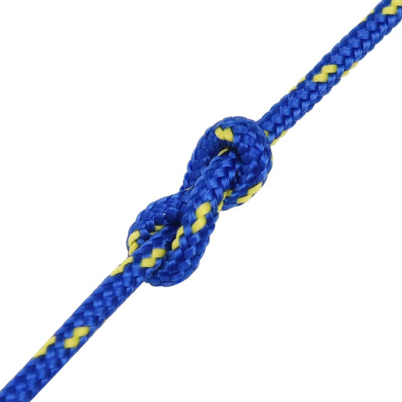 Linka żeglarska, niebieska, 5 mm, 50 m, polipropylen