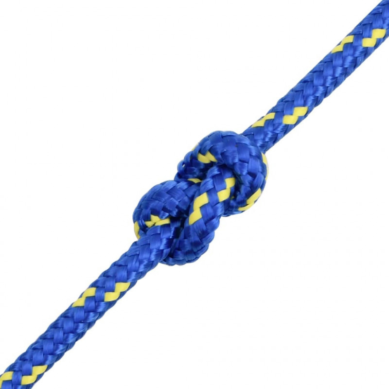 Linka żeglarska, niebieska, 6 mm, 250 m, polipropylen