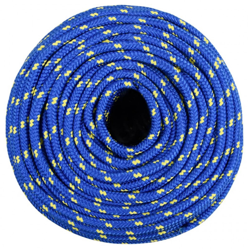 Linka żeglarska, niebieska, 8 mm, 250 m, polipropylen
