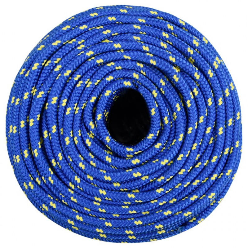 Linka żeglarska, niebieska, 10 mm, 500 m, polipropylen