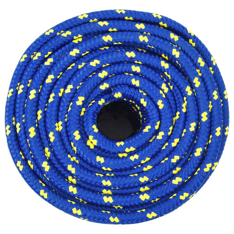 Linka żeglarska, niebieska, 14 mm, 25 m, polipropylen