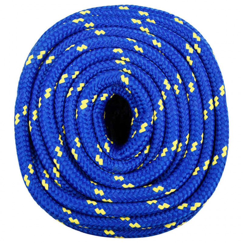 Linka żeglarska, niebieska, 16 mm, 100 m, polipropylen