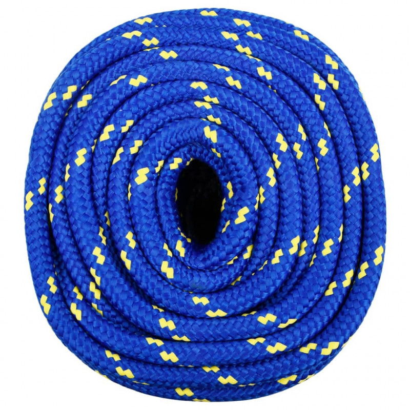 Linka żeglarska, niebieska, 18 mm, 100 m, polipropylen