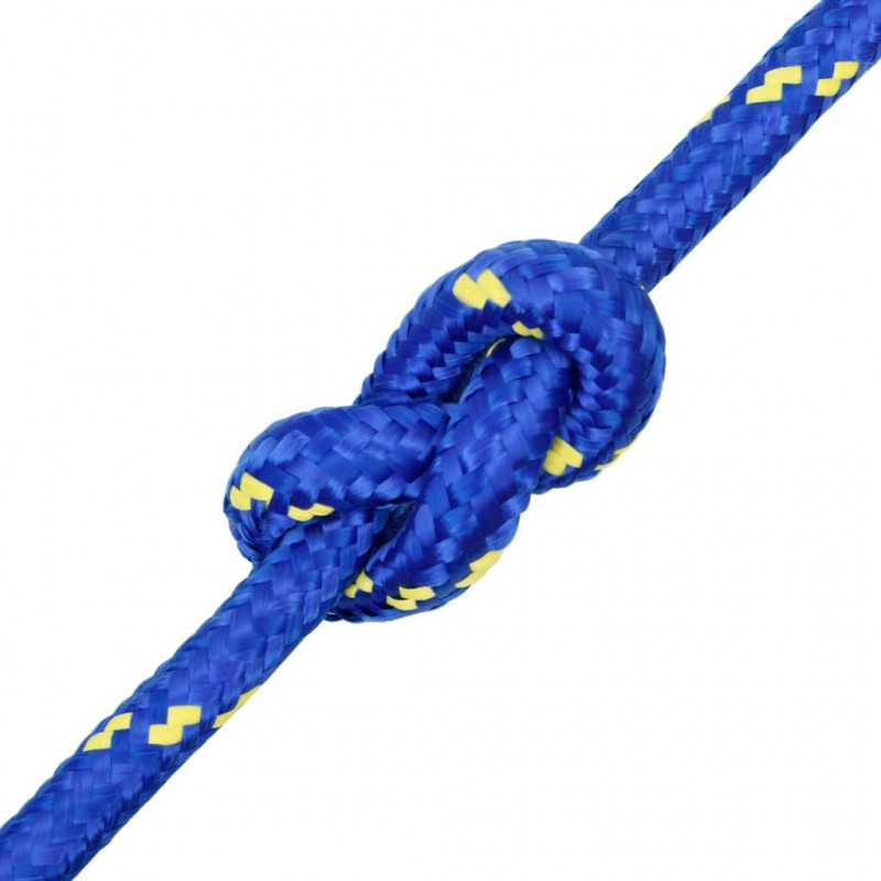 Linka żeglarska, niebieska, 20 mm, 50 m, polipropylen