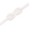 Linka żeglarska, biała jednolita, 4 mm, 50 m, polipropylen