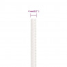 Linka żeglarska, biała jednolita, 4 mm, 250 m, polipropylen