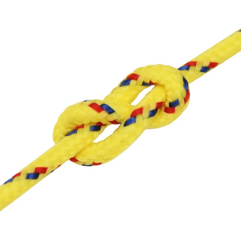 Linka żeglarska, żółta, 2 mm, 50 m, polipropylen