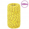 Linka żeglarska, żółta, 2 mm, 100 m, polipropylen