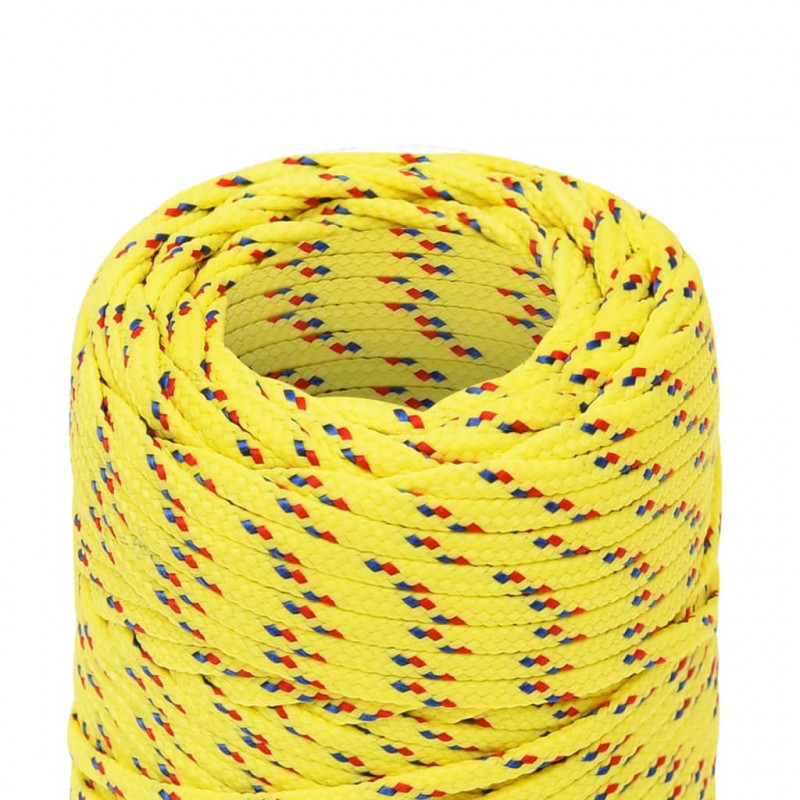 Linka żeglarska, żółta, 2 mm, 500 m, polipropylen