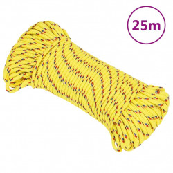 Linka żeglarska, żółta, 5 mm, 25 m, polipropylen