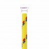 Linka żeglarska, żółta, 5 mm, 25 m, polipropylen