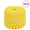 Linka żeglarska, żółta, 8 mm, 25 m, polipropylen