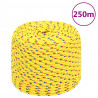 Linka żeglarska, żółta, 10 mm, 250 m, polipropylen