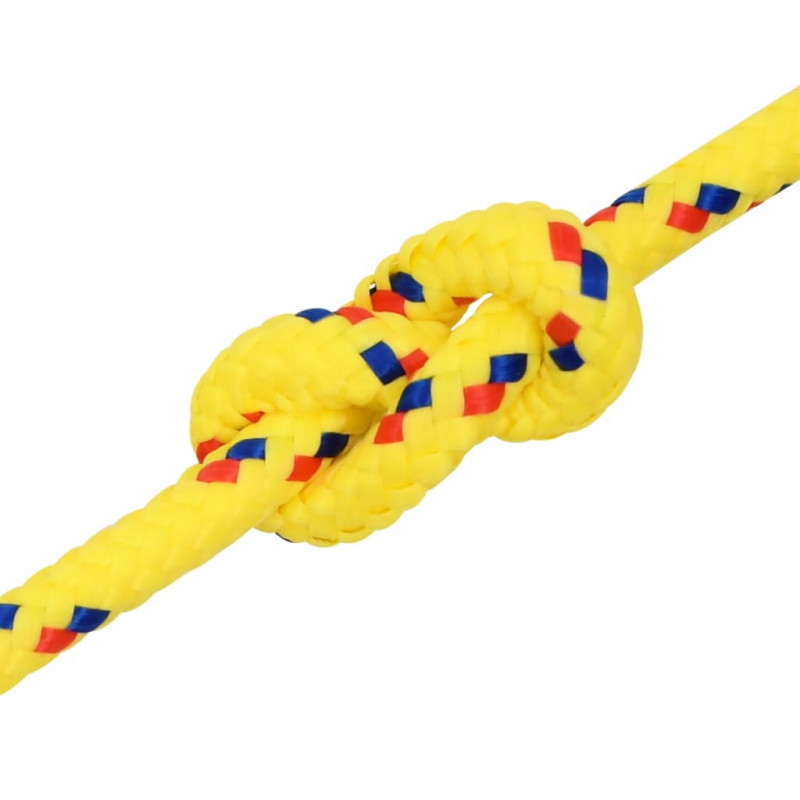 Linka żeglarska, żółta, 10 mm, 250 m, polipropylen