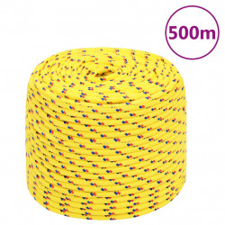 Linka żeglarska, żółta, 10 mm, 500 m, polipropylen