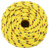 Linka żeglarska, żółta, 12 mm, 25 m, polipropylen