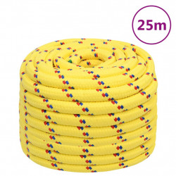 Linka żeglarska, żółta, 20 mm, 25 m, polipropylen