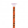 Linka żeglarska, pomarańczowa, 2 mm, 25 m, polipropylen