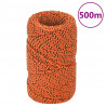 Linka żeglarska, pomarańczowa, 2 mm, 500 m, polipropylen