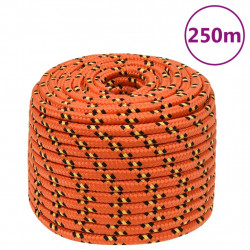 Linka żeglarska, pomarańczowa, 14 mm, 250 m, polipropylen