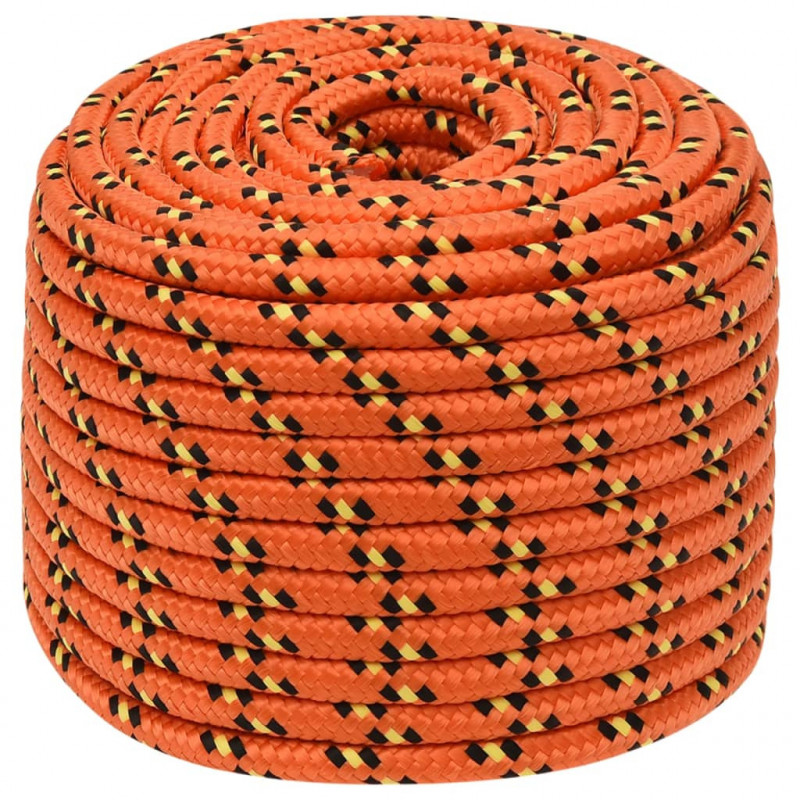 Linka żeglarska, pomarańczowa, 14 mm, 250 m, polipropylen