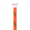Linka żeglarska, pomarańczowa, 16 mm, 25 m, polipropylen