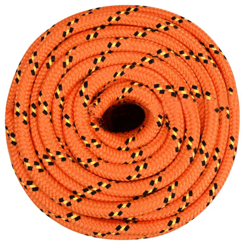 Linka żeglarska, pomarańczowa, 16 mm, 100 m, polipropylen