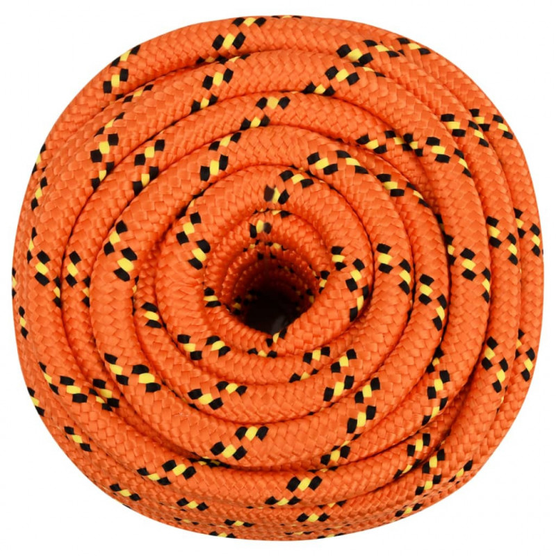 Linka żeglarska, pomarańczowa, 20 mm, 50 m, polipropylen