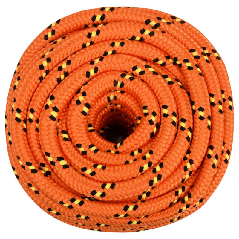 Linka żeglarska, pomarańczowa, 20 mm, 100 m, polipropylen