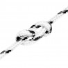 Pleciona linka żeglarska, biała, 3 mm x 100 m, poliester