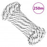 Pleciona linka żeglarska, biała, 3 mm x 250 m, poliester